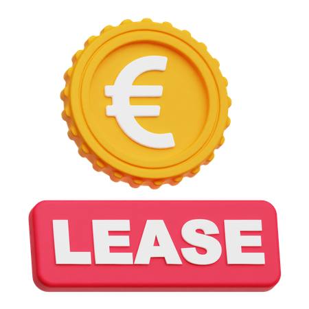 Euro Lease  3D Icon