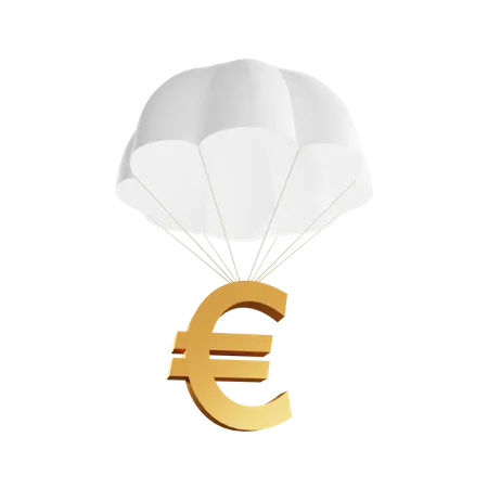 Euro logo  3D Illustration