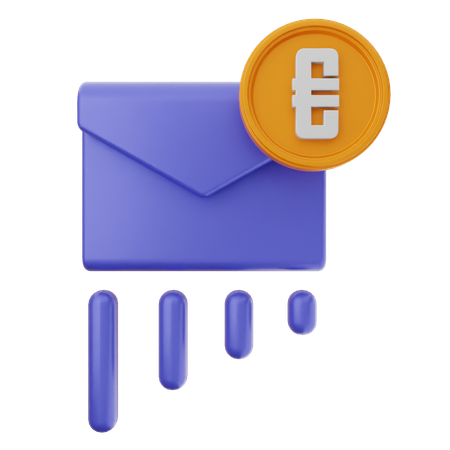 Correio do euro  3D Icon