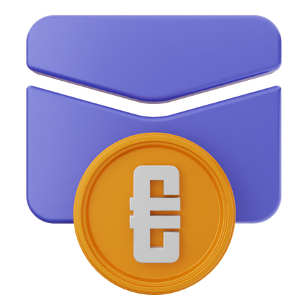 Correio do euro  3D Icon