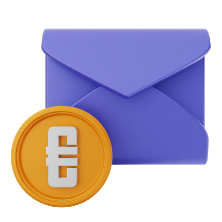 Correio do euro  3D Icon
