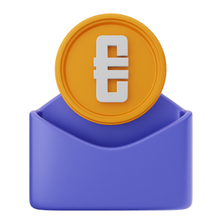 Correio do euro  3D Icon
