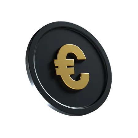 Moeda de euro  3D Icon