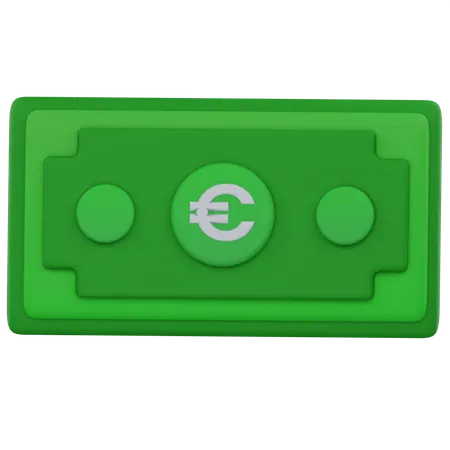 Euro Money  3D Icon