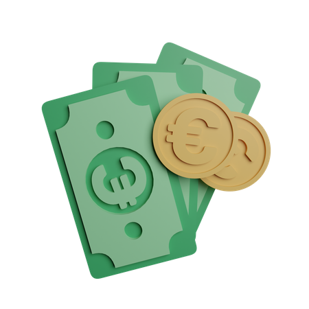 Euro money  3D Illustration