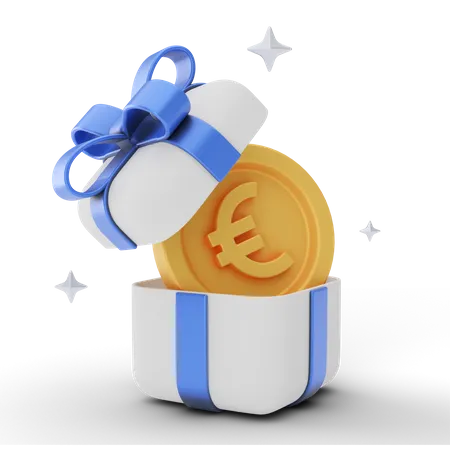 Euro Money Box  3D Illustration