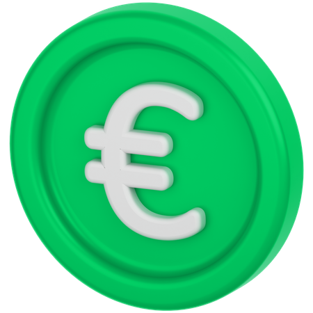 Euro-Münze  3D Icon