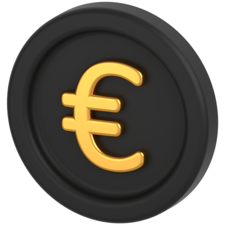 Euro-Münze  3D Icon