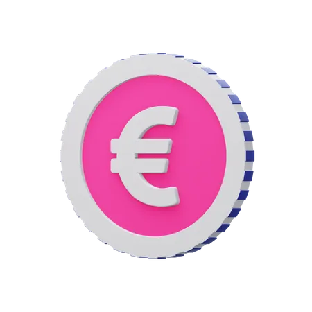 Euro-Münze  3D Illustration