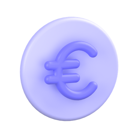 Euro-Münze  3D Icon