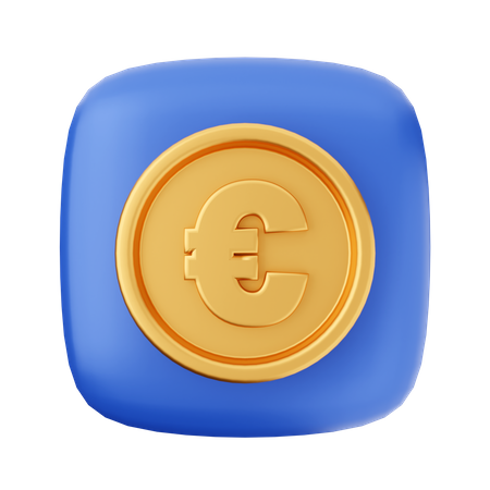 Euro-Münze  3D Icon