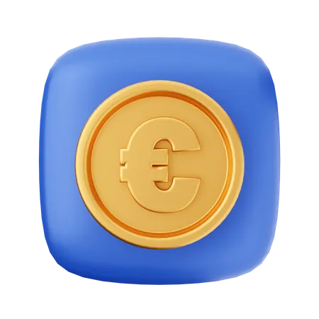 Euro-Münze  3D Icon