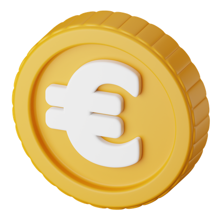 Euro-Münze  3D Icon