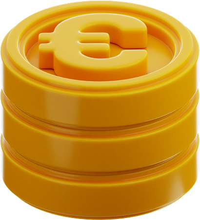 Euro-Münzen  3D Icon