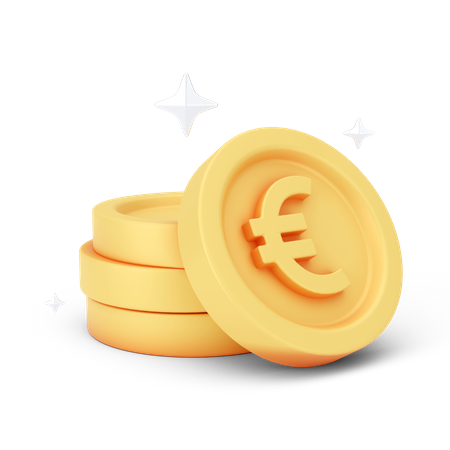 Euro-Münzen  3D Icon