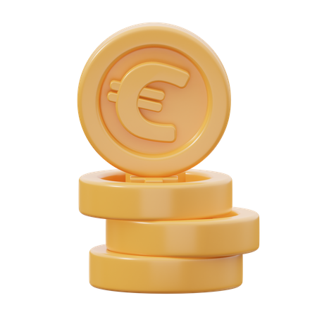 Euro-Münzen  3D Icon