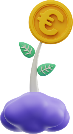 Euro Plant  3D Icon