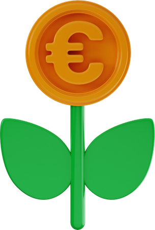 Euro Plant  3D Icon