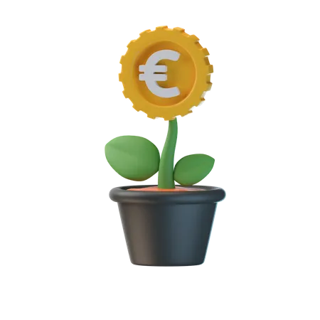 Euro Plant  3D Icon