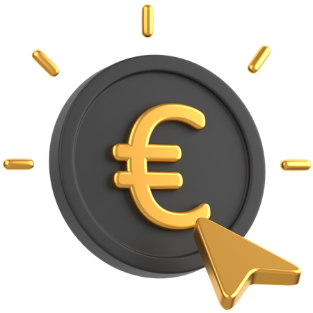 Euro Pointer  3D Icon