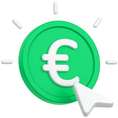 Euro Pointer  3D Icon