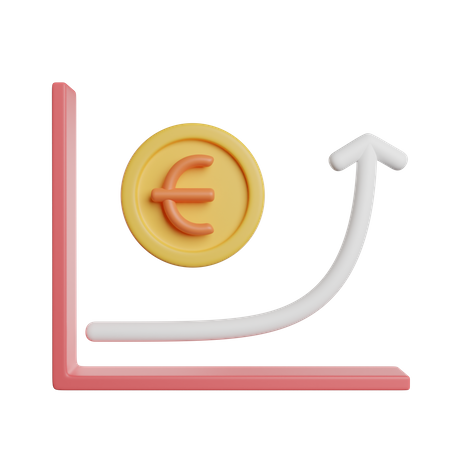 Euro Profit  3D Icon
