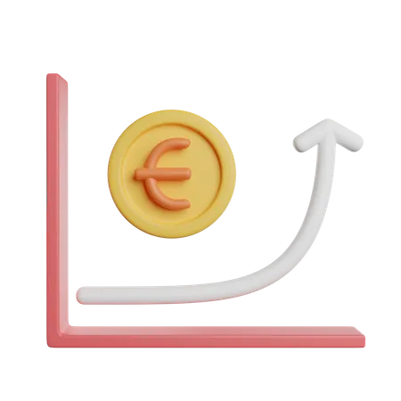 Euro Profit  3D Icon