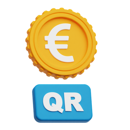 Euro Qr  3D Icon