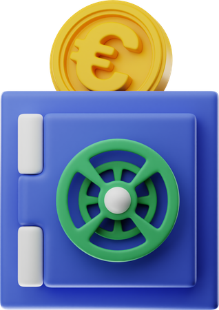 Euro Safe  3D Icon