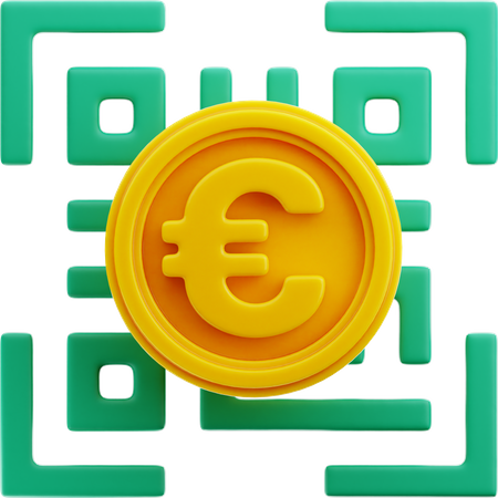 Euro Scan  3D Icon