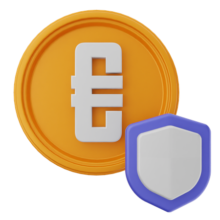 Euro Shield  3D Icon