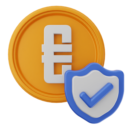 Euro Shield  3D Icon