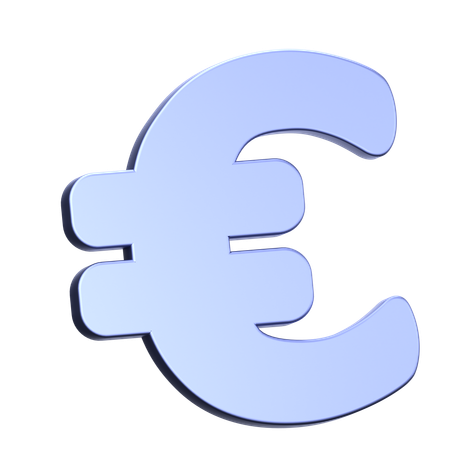 Euro Sign  3D Icon