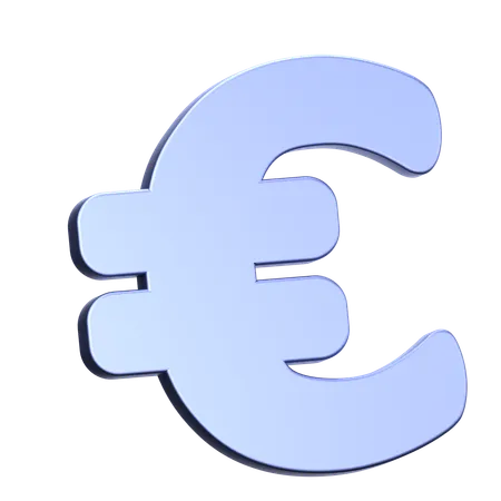 Euro Sign  3D Icon