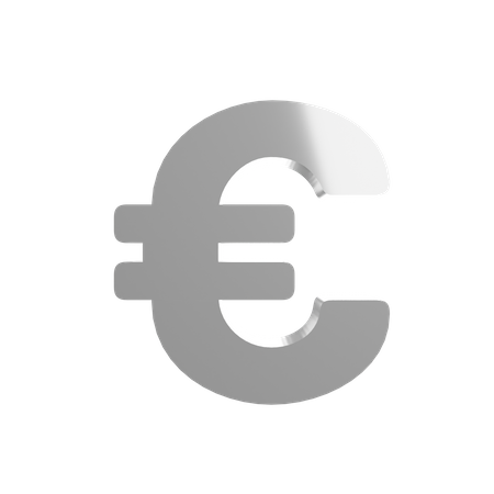 Euro Sign 3D Illustration