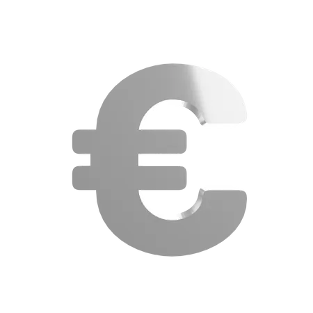 Eurosign Symbol Finance 3D Illustration
