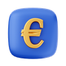euro sign emoji 3d