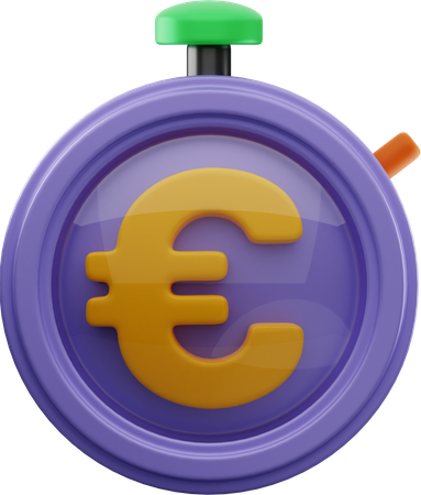 Euro-Stunden  3D Icon