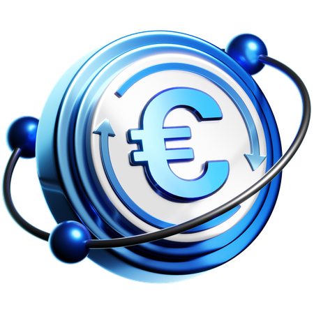 Euro Swap  3D Icon