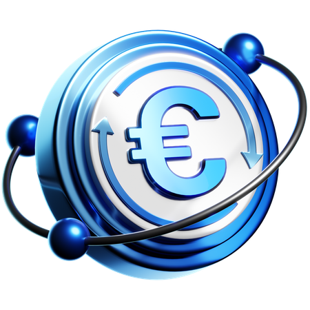 Euro Swap  3D Icon