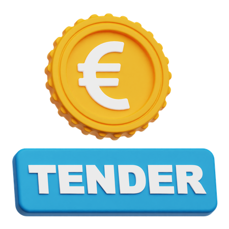 Euro Tender  3D Icon