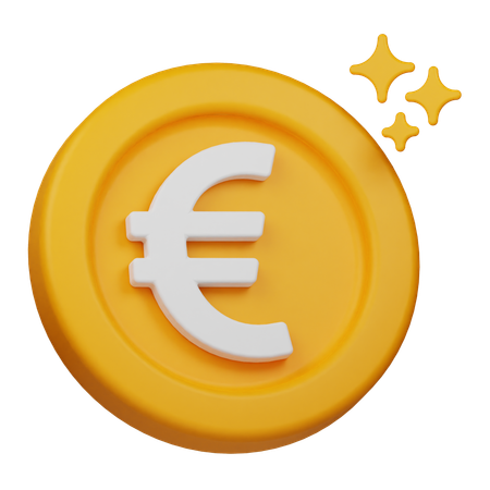 Euro-Münze  3D Icon