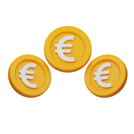 Euro-Münze  3D Icon