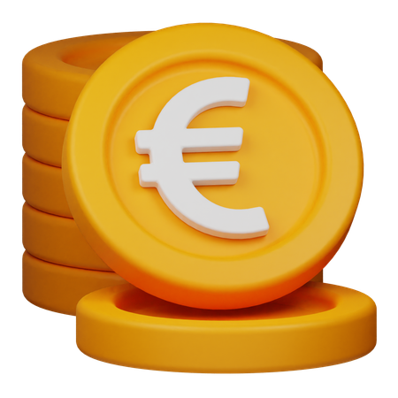 Euro-Münze  3D Icon