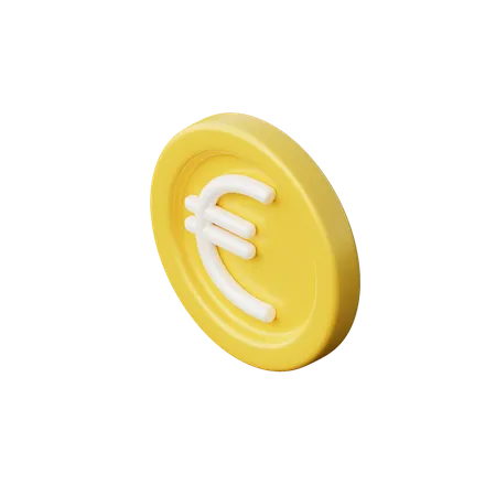 Euro-Münze  3D Illustration