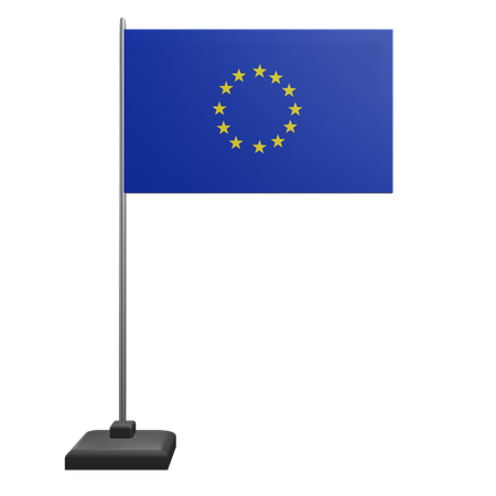 European Union Flag  3D Icon
