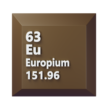 Europium  3D Icon