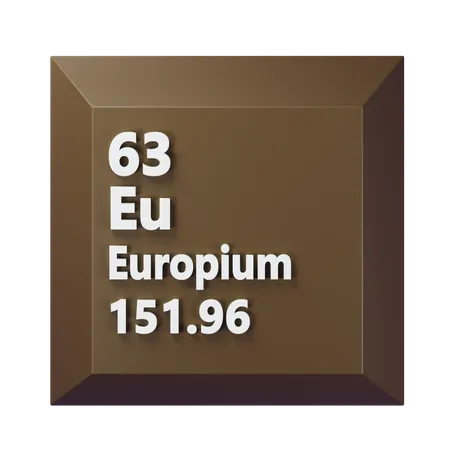 Europium  3D Icon