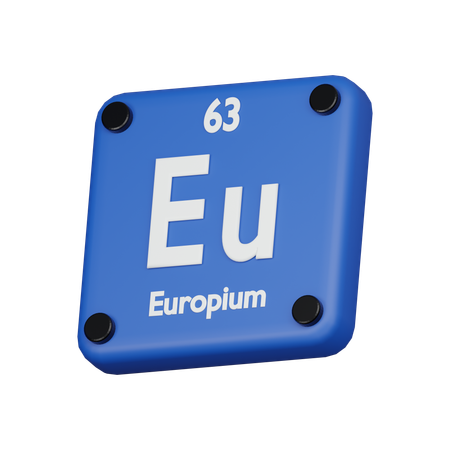 Europium  3D Icon