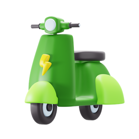 Ev Bike  3D Icon